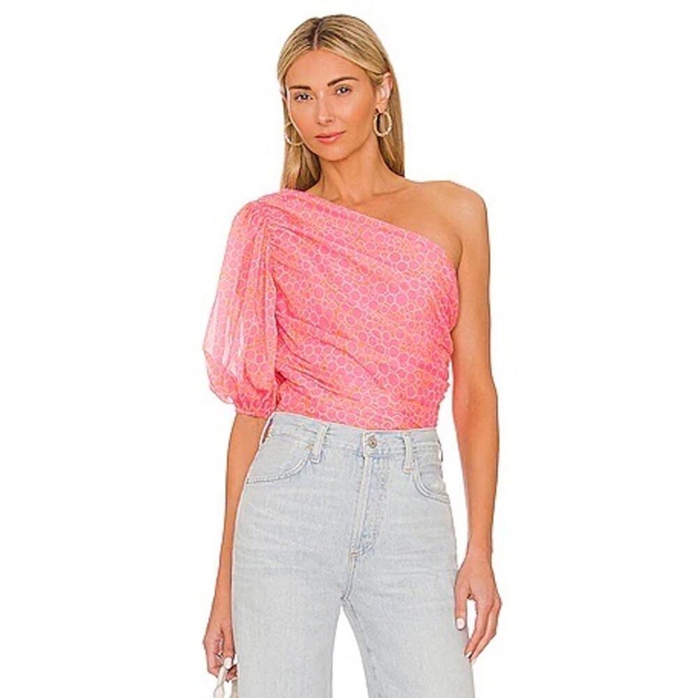 NEW- NWT Amanda Uprichard Beckham Top One Shoulder XS
